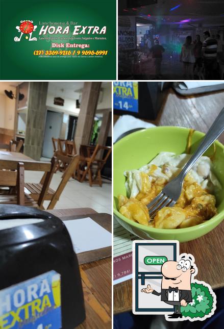 O exterior do Hora Extra Bar & Lanchonete