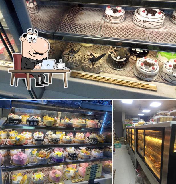 The interior of Kaushik Bakery