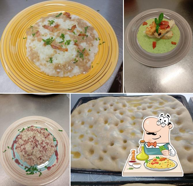 Risotto al The golden bar trattoria