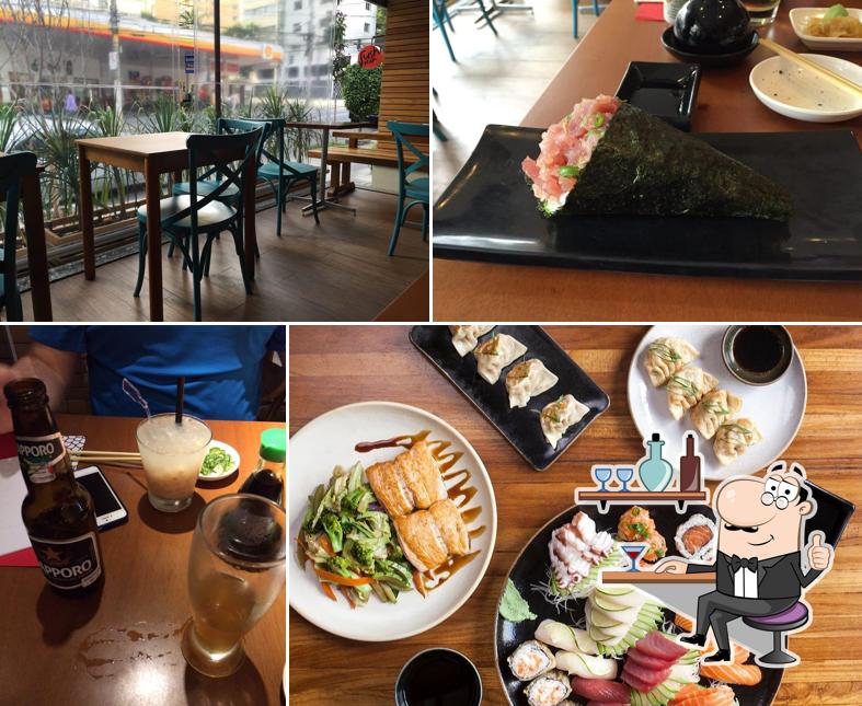 O interior do Sushimar