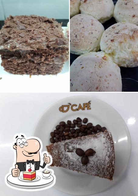 D'Café oferece uma escolha de sobremesas