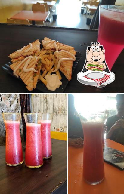 Club sandwich at Juice 700 Erode