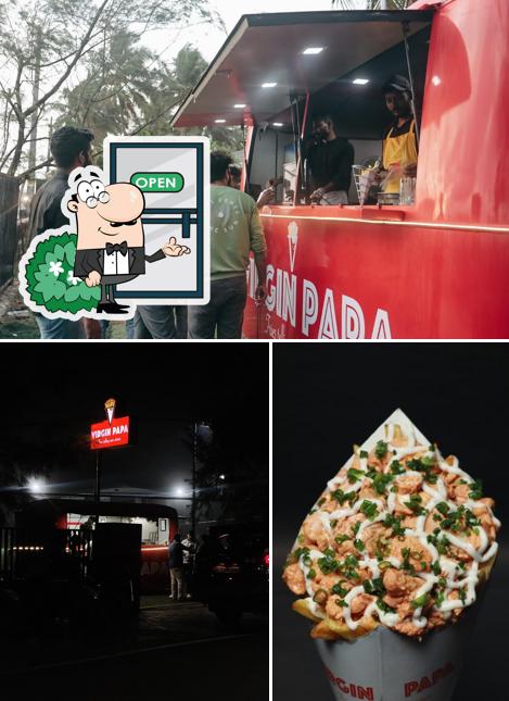 Check out how Virgin Papa looks outside