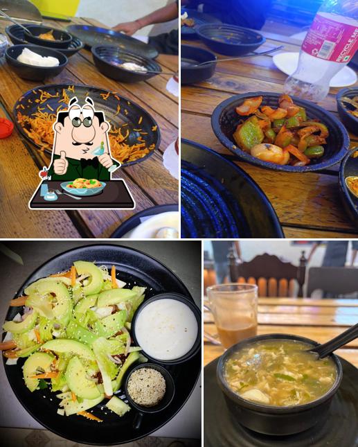 Food at Sababa cafe
