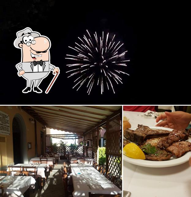 Puoi goderti l'aria fresca da seduto all'esterno di Trattoria Romagnola