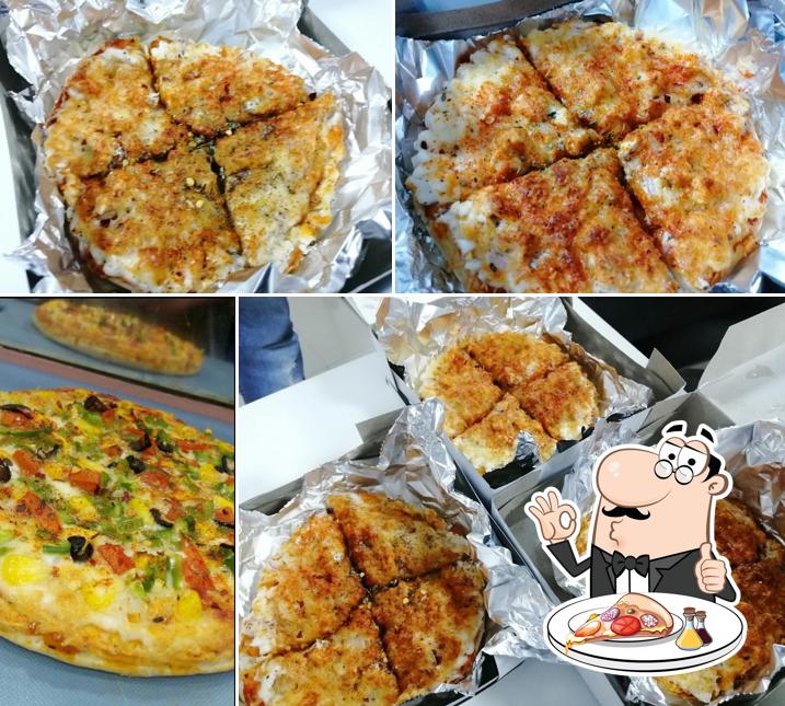 Order pizza at Cafeteria Club House