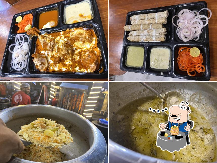 Meals at Arif Murdabadi chiken biryani