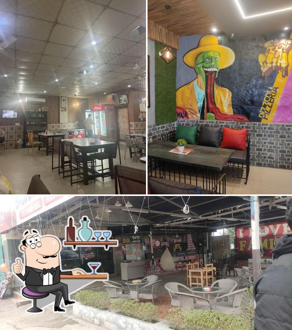 The interior of Baldev AC Dhaba