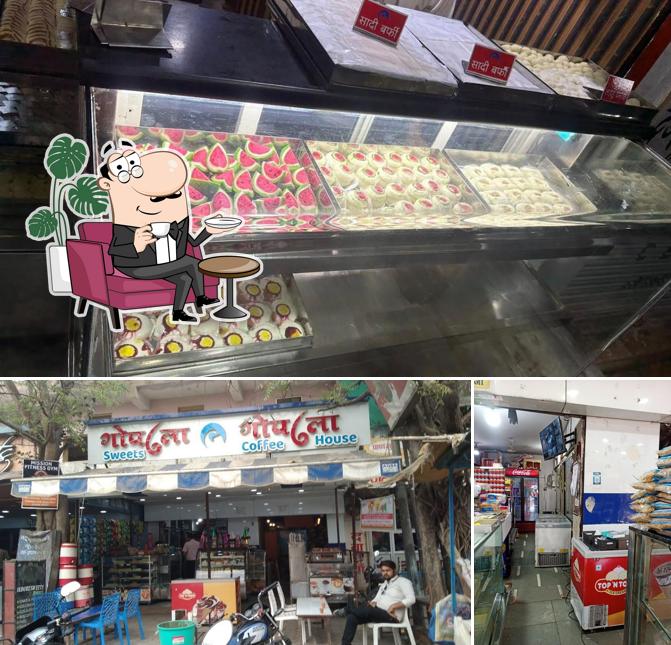 The interior of Gopala sweets