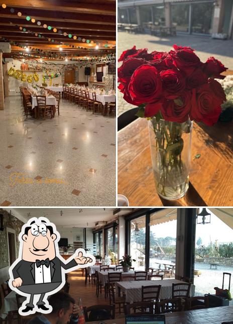 Gli interni di Osteria Cantina Bellini