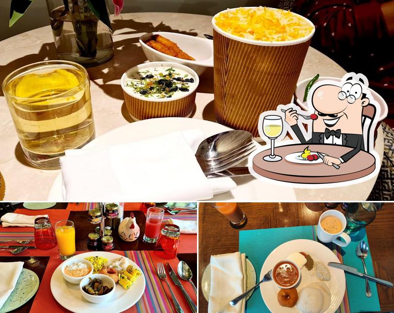 Food at Pavilion at the Village Square