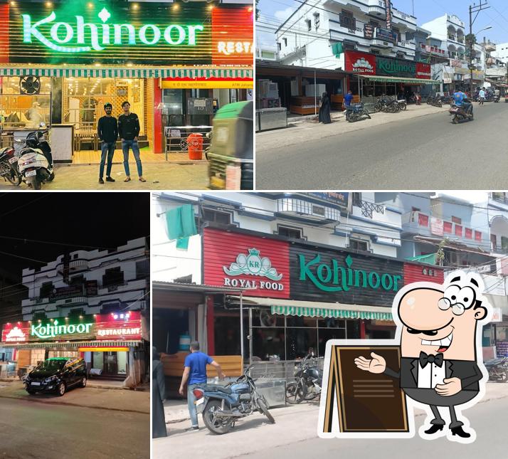 The exterior of kohinoor restaurant