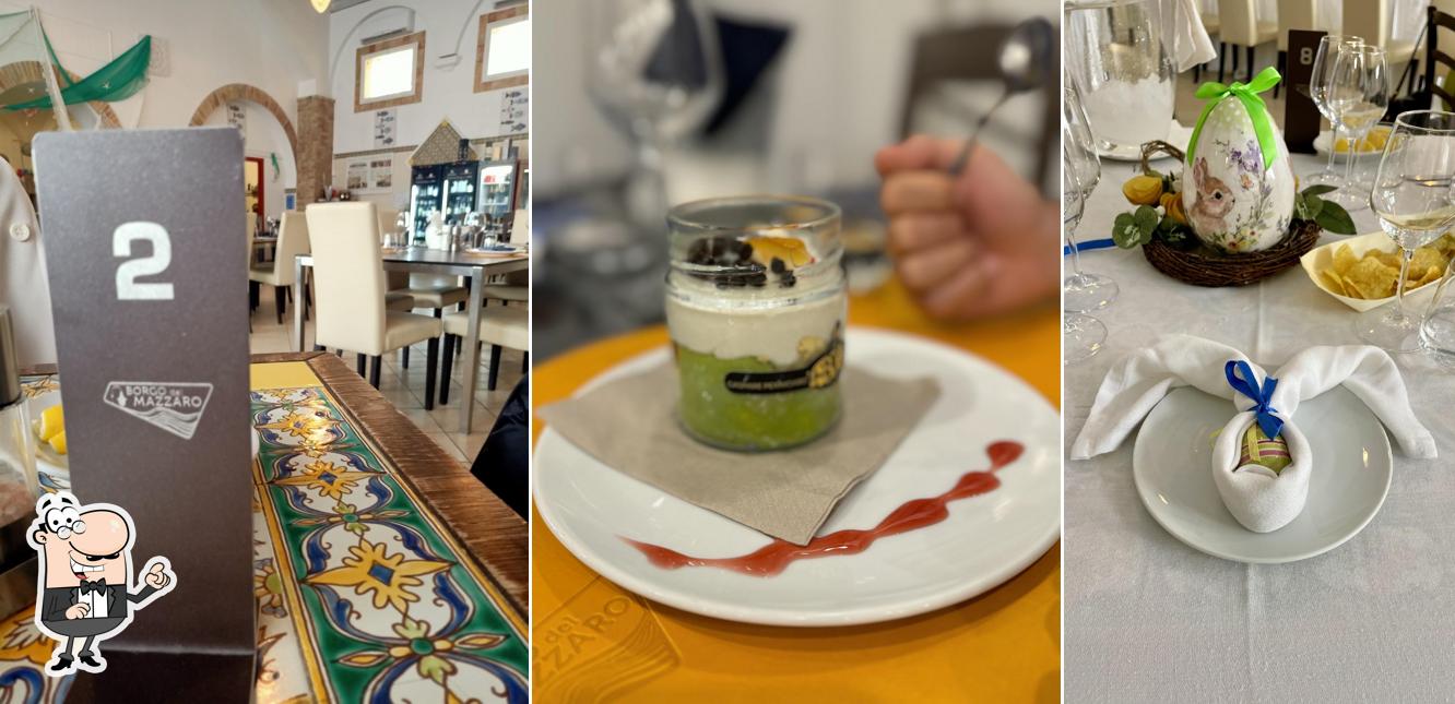 Dai un'occhiata agli interni di Ristorante Marmoreo Borgo Del Mazzaro di Giovanna Marmoreo