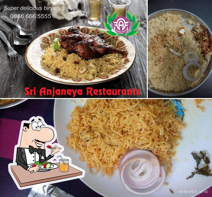Food at Sri Anjaneya Restaurants