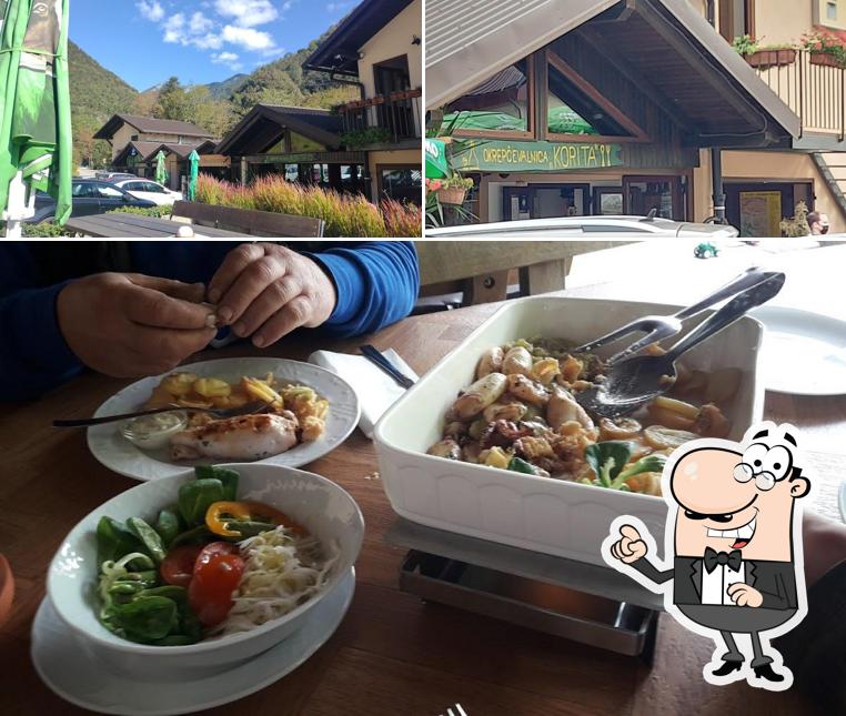 La parte esterna è una caratteristica importante di Okrepčevalnica Tolminska korita