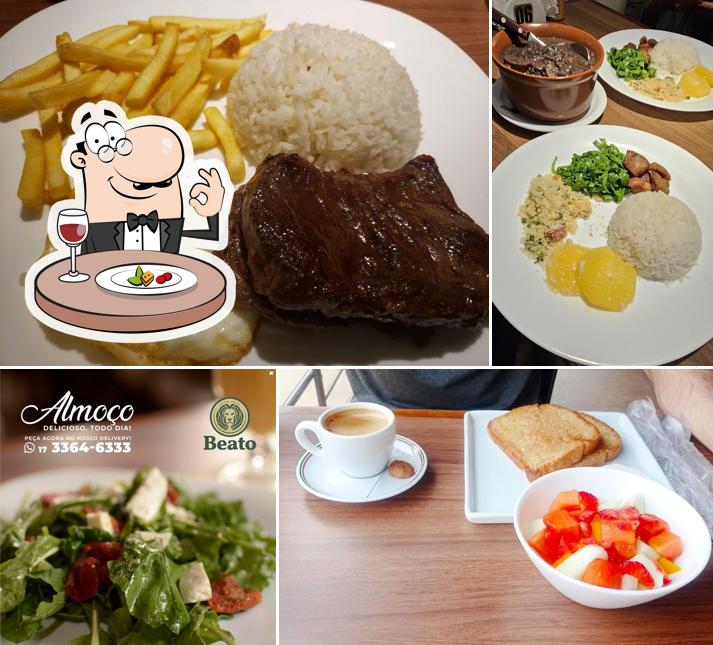 Platos en Beato Cafeteria