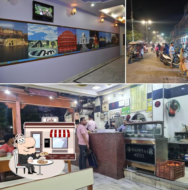 The exterior of Madina Hotel