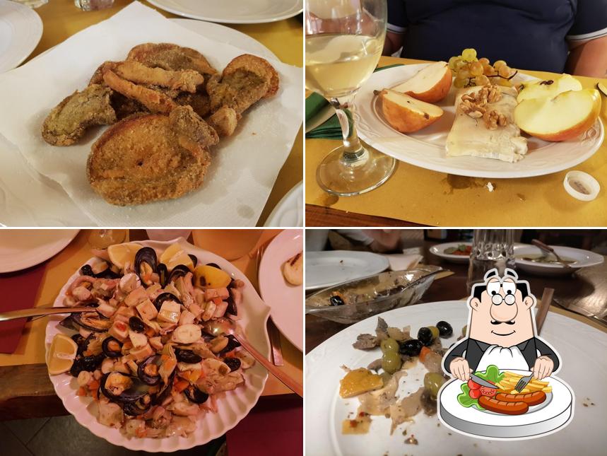 Cibo al Trattoria Toscana dei Frati Templari