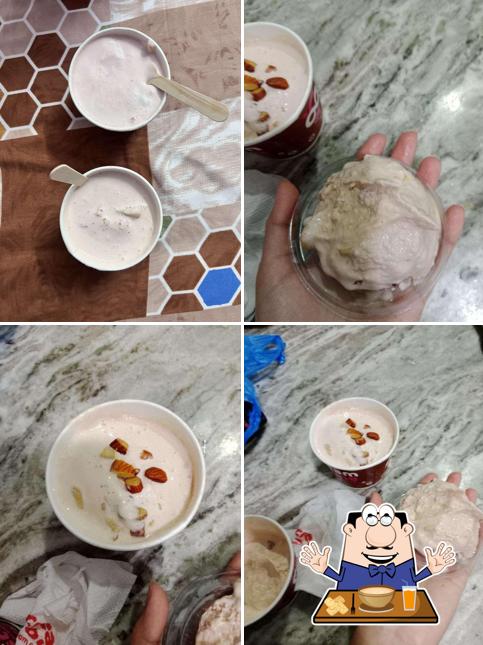 Clam chowder at Cream Stone Ice Cream