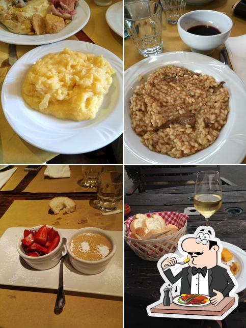 Cibo al Ustaria la Carrozza