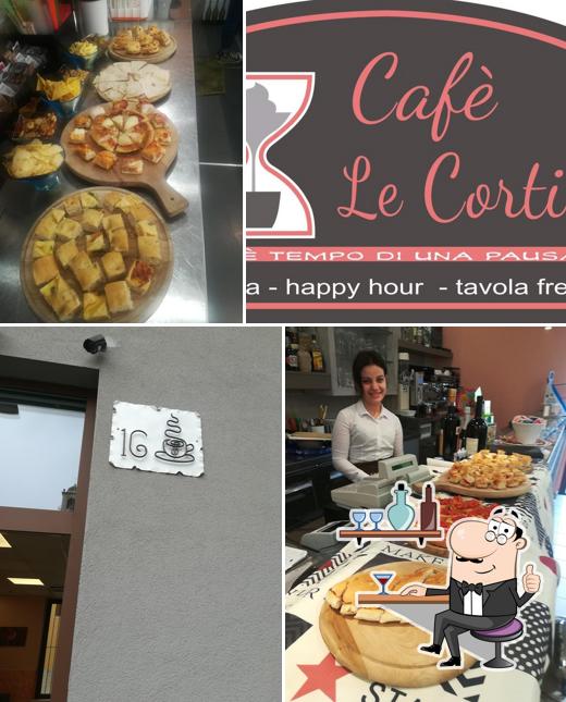 Gli interni di Cafe' Le Corti