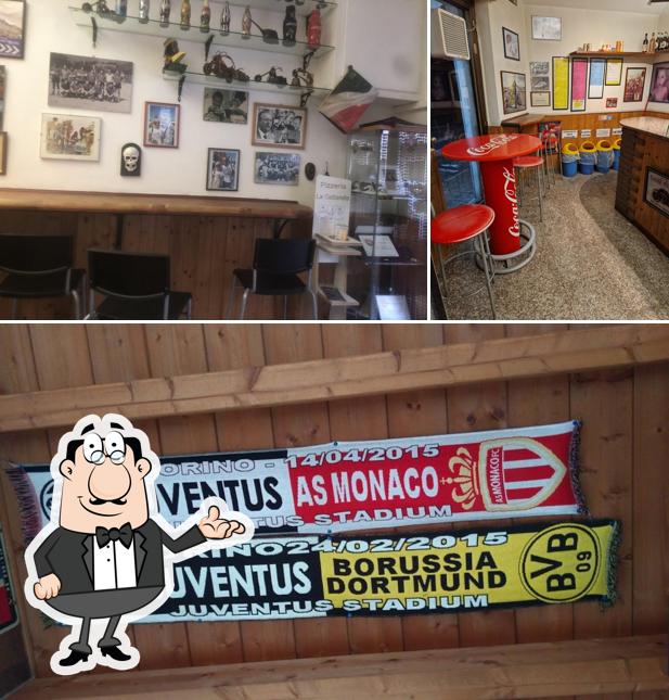 Gli interni di Pizzeria La Gattarella