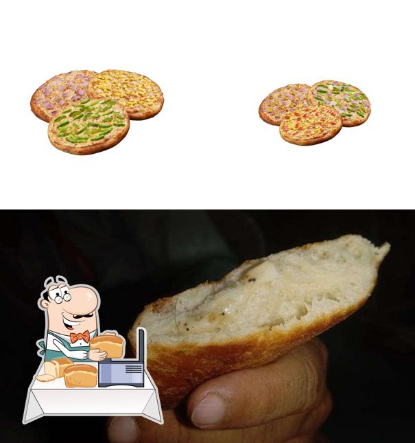 Garlic bread at Pizza Go