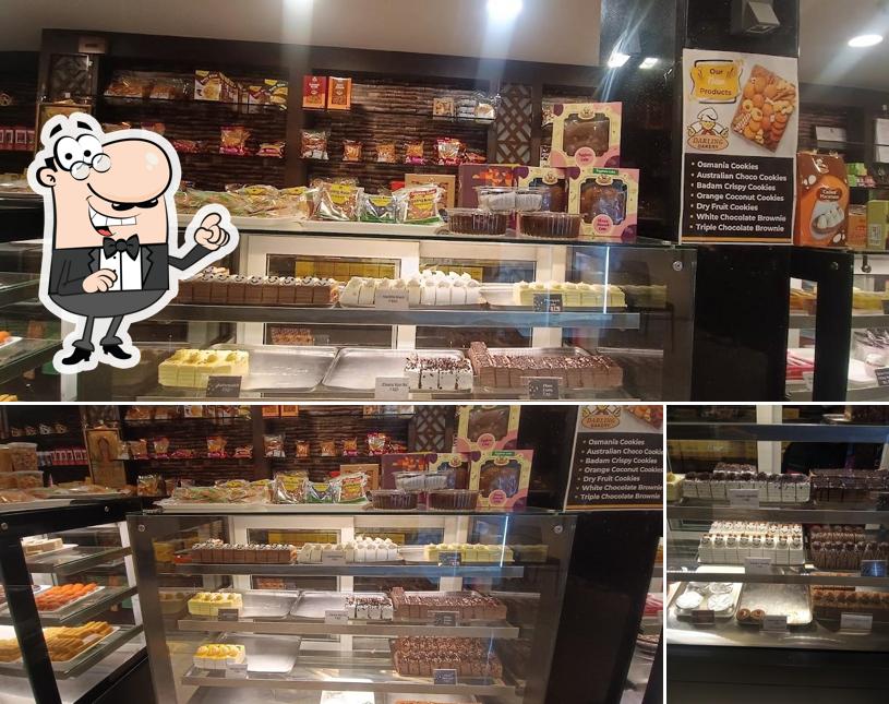 Darling bakery is distinguished by interior and food