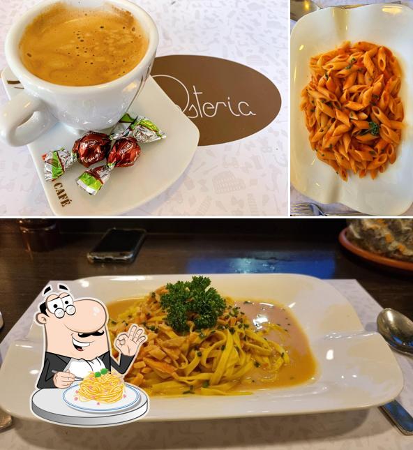 Spaghetti alla carbonara al L'Ostéria