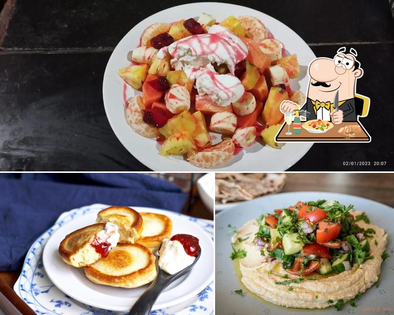 Meals at Meridian bar and restaurant