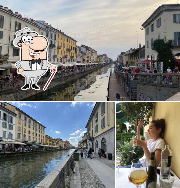 Gli esterni di Osteria Al Coniglio Bianco