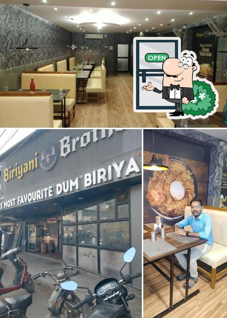 The restaurant's exterior and interior