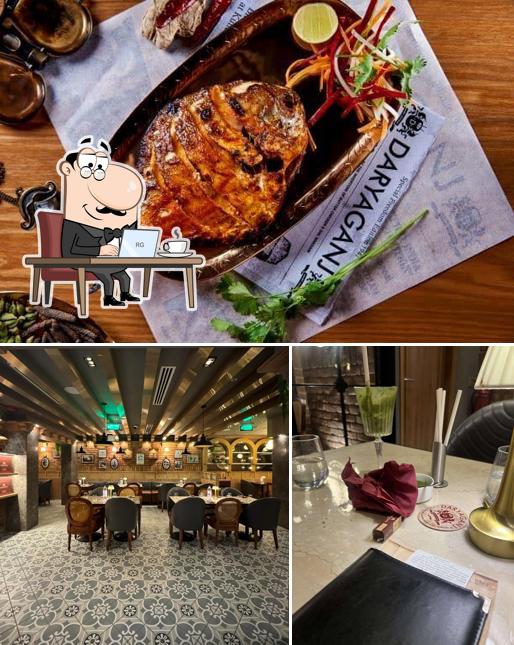 The interior of Daryaganj Restaurant