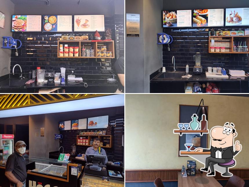 The interior of Hocco Eatery Naranpura