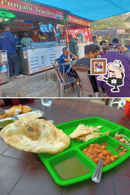 Check out how Punjabi chole bhature looks inside