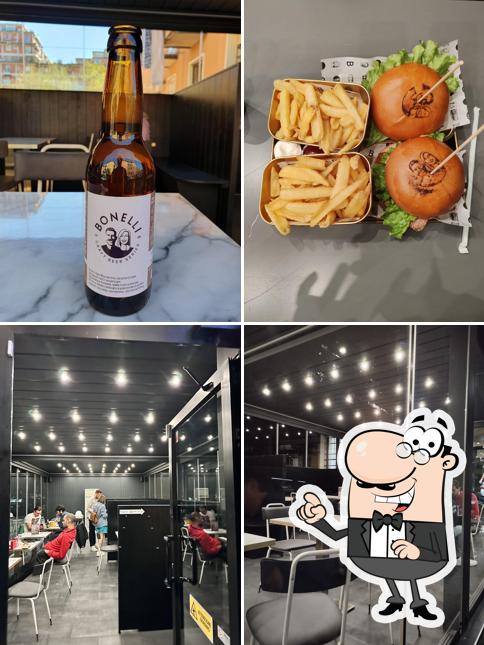 La foto della interni e cibo di Bonelli Burgers - Bologna Mazzini