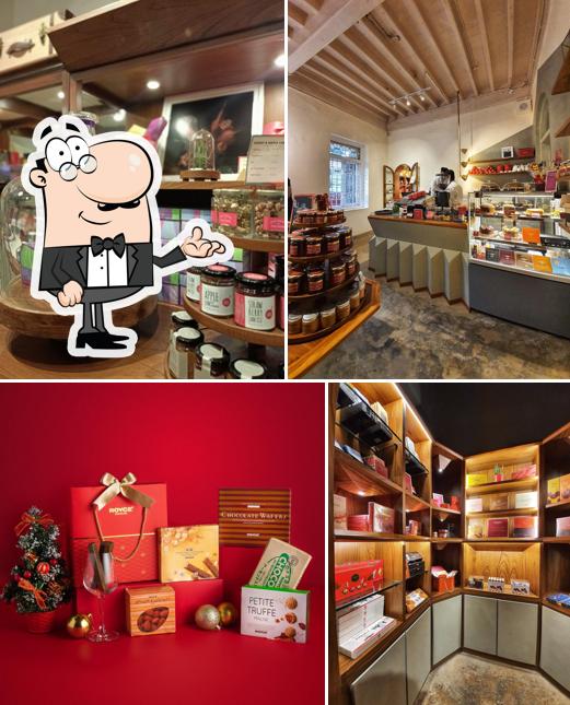 The interior of ROYCE' Chocolate, Bandra Gourmet Chocolate Shop
