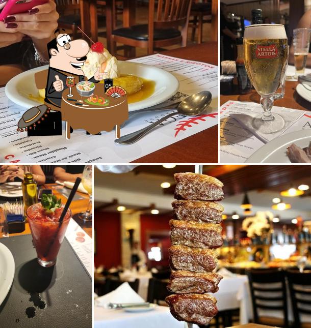 Platos en Adega Steakhouse