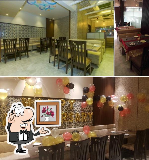 The interior of Amantran - Kitchen & Bar