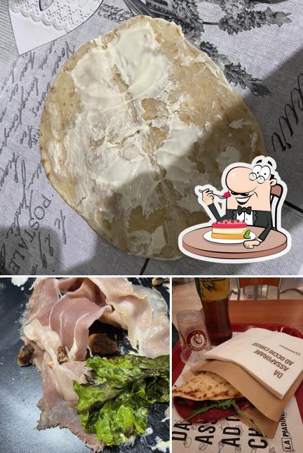 La Piadineria serve un'ampia gamma di dolci