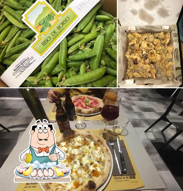 Ostriche al Basilico Pizza