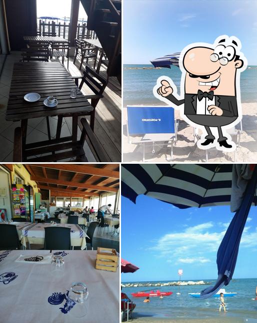 Gli interni di Chalet Portofino - Don Flavio ristorante di pesce - pizzeria forno a legna - arrosticini