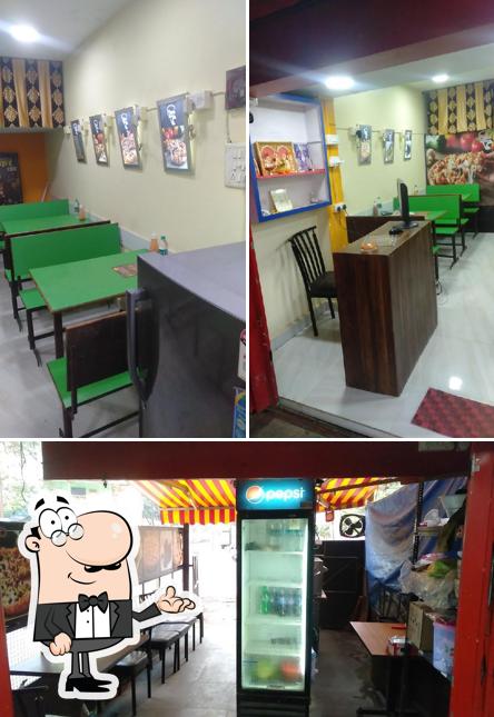 The interior of Pizza maker