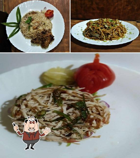 Among various things one can find food and interior at The Yellow Taxi