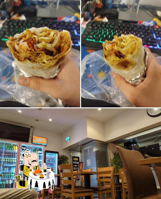 La foto della cibo e interni di Emmen Pizzeria