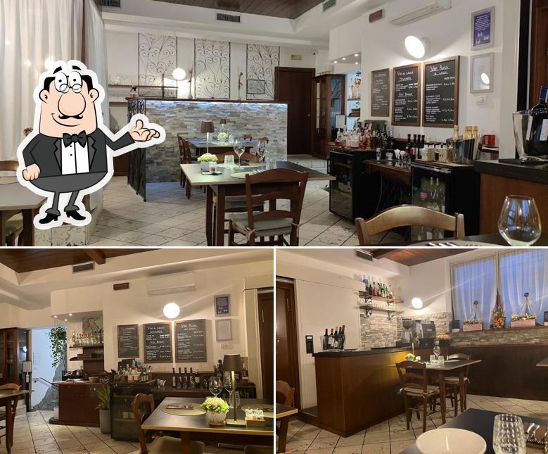 Gli interni di Trattoria ristorante Dolce Spina