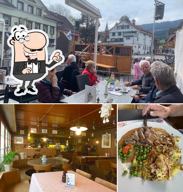 La immagine di interni e cibo da Linde