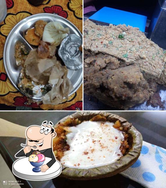 Shukla Chaat House Cart offers a selection of sweet dishes
