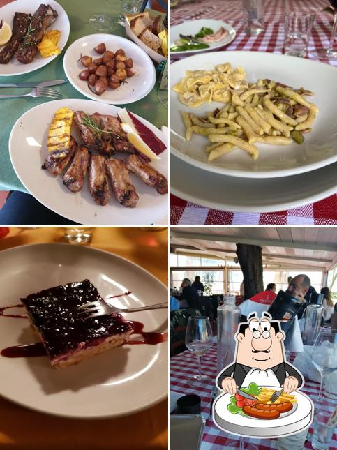 Platti al Ristorante Casolare Le Civette