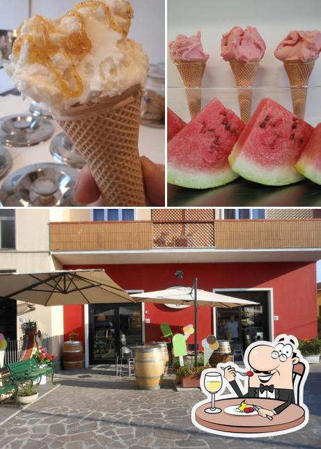 La foto della cibo e esterno di Panificio Gelateria Pasticceria Bernardini Simone